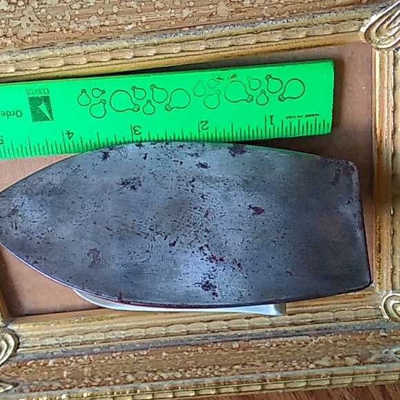 ⚜️ Vintage CHILDS RED TIN IRON 1950’S - Picture 6 of 16